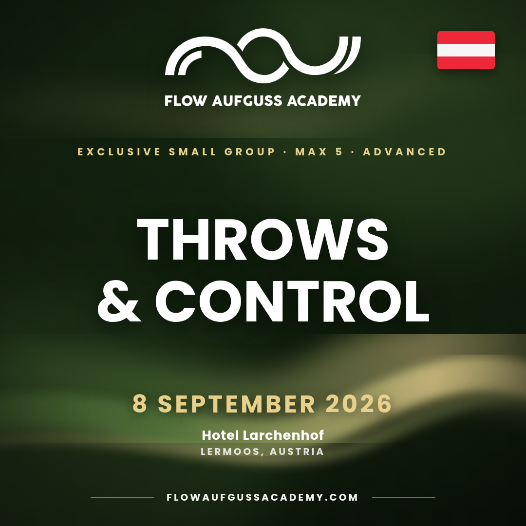 Throws & Control Aufguss Workshop – 5 Spots | Lermoos 08.09.26