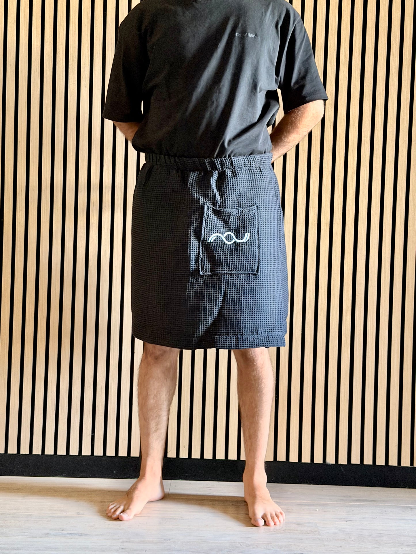 Flow Skirt waffle black
